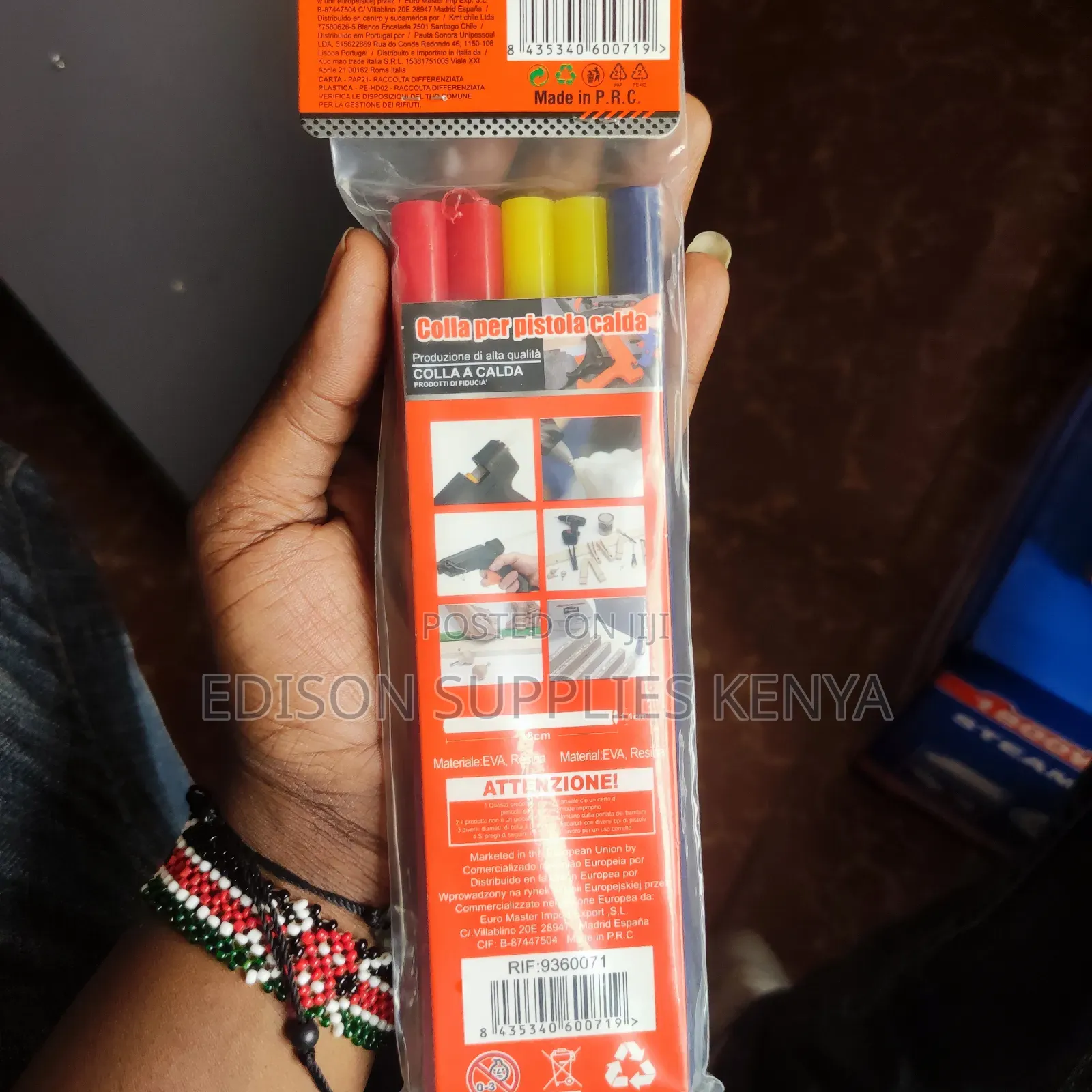 Hot Melt Glue Sticks Colour Red Blue Yellow Adhesive Sticks