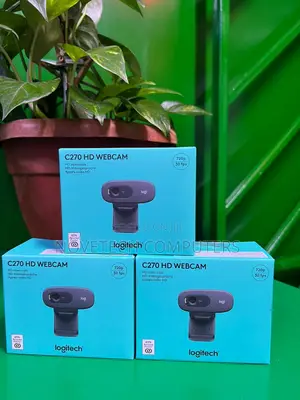 Logitech C270 Hd Webcam, Hd 720p/30fps, Widescreen Hd Video