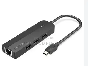 Vention Usb-C to Usb 3.0*3/Rj45/Micro-B Hub 0.15m