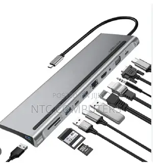 Vention 11 in 1 Multi-Function Usb-C to Hdmi/Vga/Usb-C