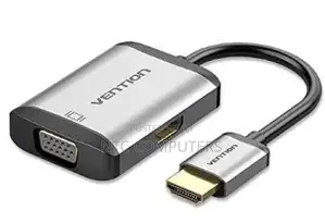 Vention Hdmi to Hdmi+Vga Converter 0.15m Gray Metal Type