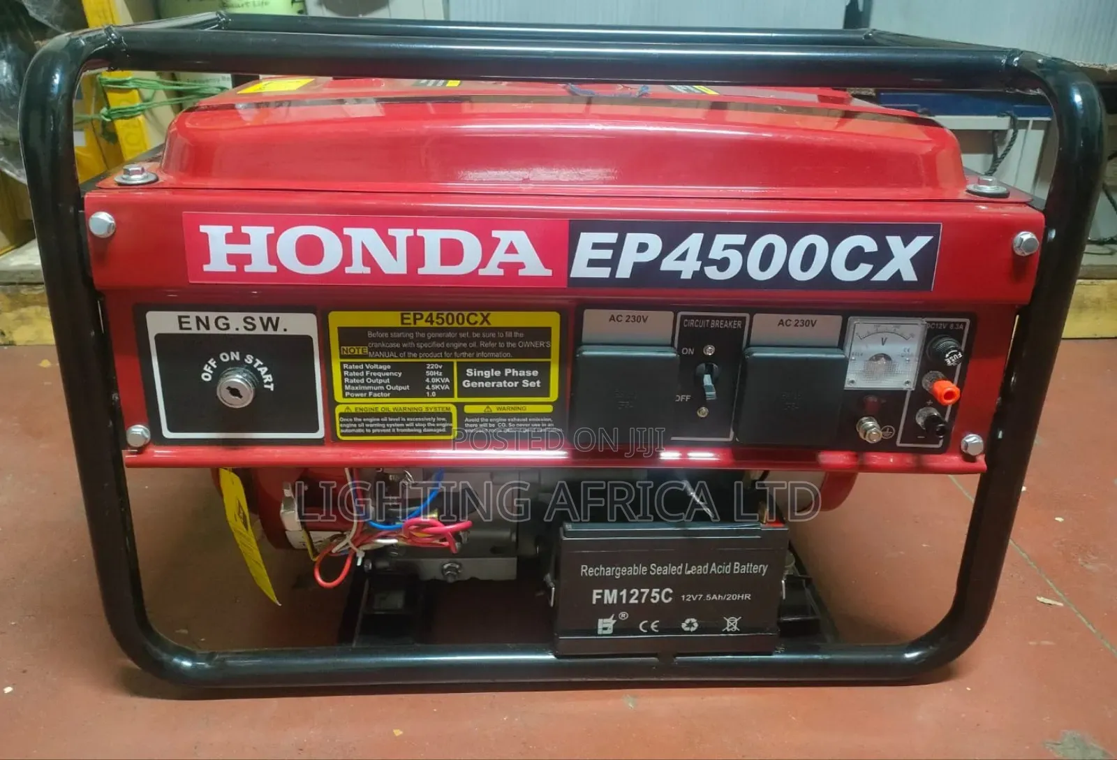 4500w Commercial Petrol Engine Generator Keystart