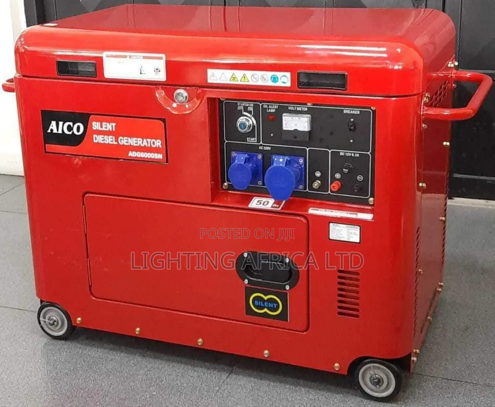 Aico Adg6000sn 6.5kva Diesel Engine Silent Generator