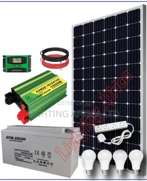 515w Solar - 1000w Inverter - 200ah/20hrs Gel Battery - 40a Controller