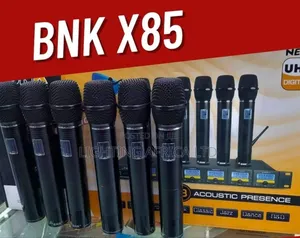 BNK X85 Wireless 6 Microphone Uhf High Frequency