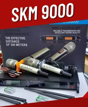Sennheiser Skm9000 Outdoor Dual Wireless Microphone 300 M Frequency