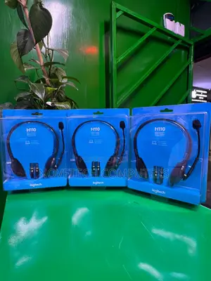 Logitech H110 Stereo Headset Dual 3.5mm Jack