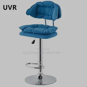 Quality Blue Armless Counter Bar Stool With Back Tf3ew