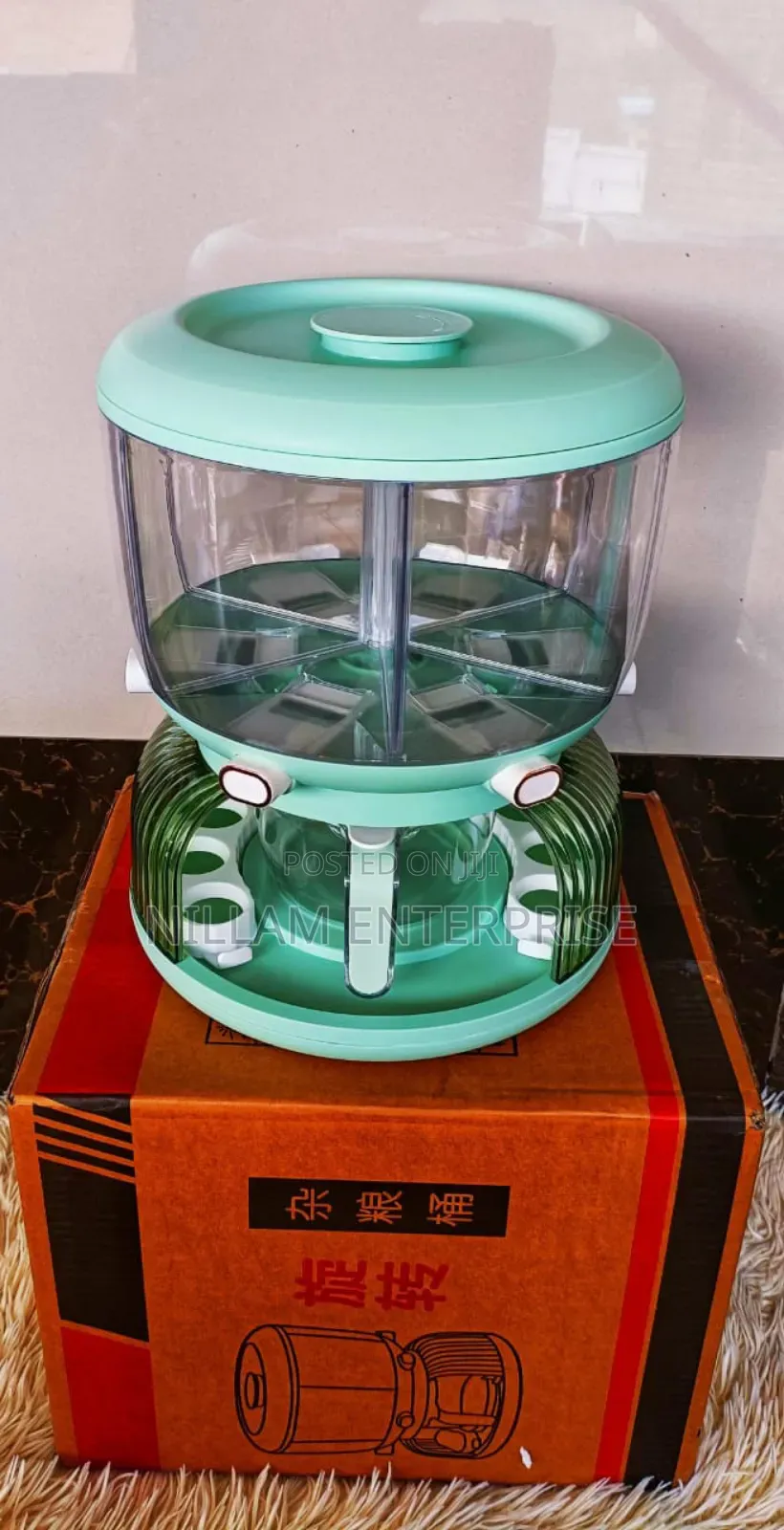 Partioned Cereals Dispensers +Egg Holder 12kgs