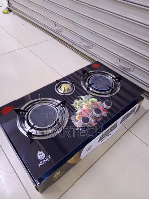 Nunix Gp-007 3 Burner Infrared Glass Top Cooker