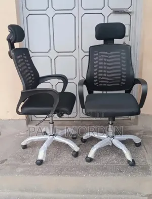 Mesh High Back Chair With Headrest
