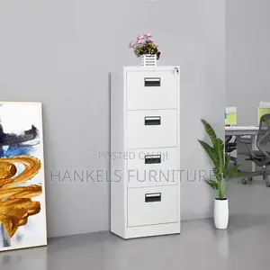 Modern 4-Drawer Locking Heavy Duty File Cabinet