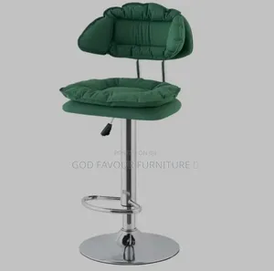 Green Padded Elegant Bar Stool Armless Tfd3e