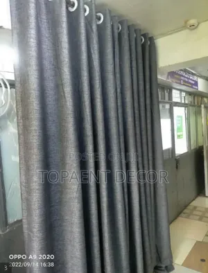 Grey Sleek and Simple Stylish Window and Door Curtains