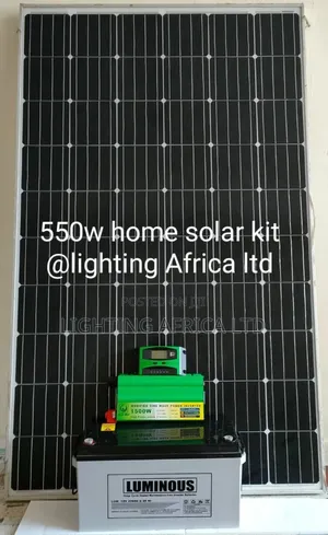 Boma 550w Solar - 200ah Luminous Gel Battery Full System