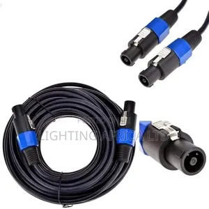 Quality 10 Meters Complete Speaker Cable With Specons