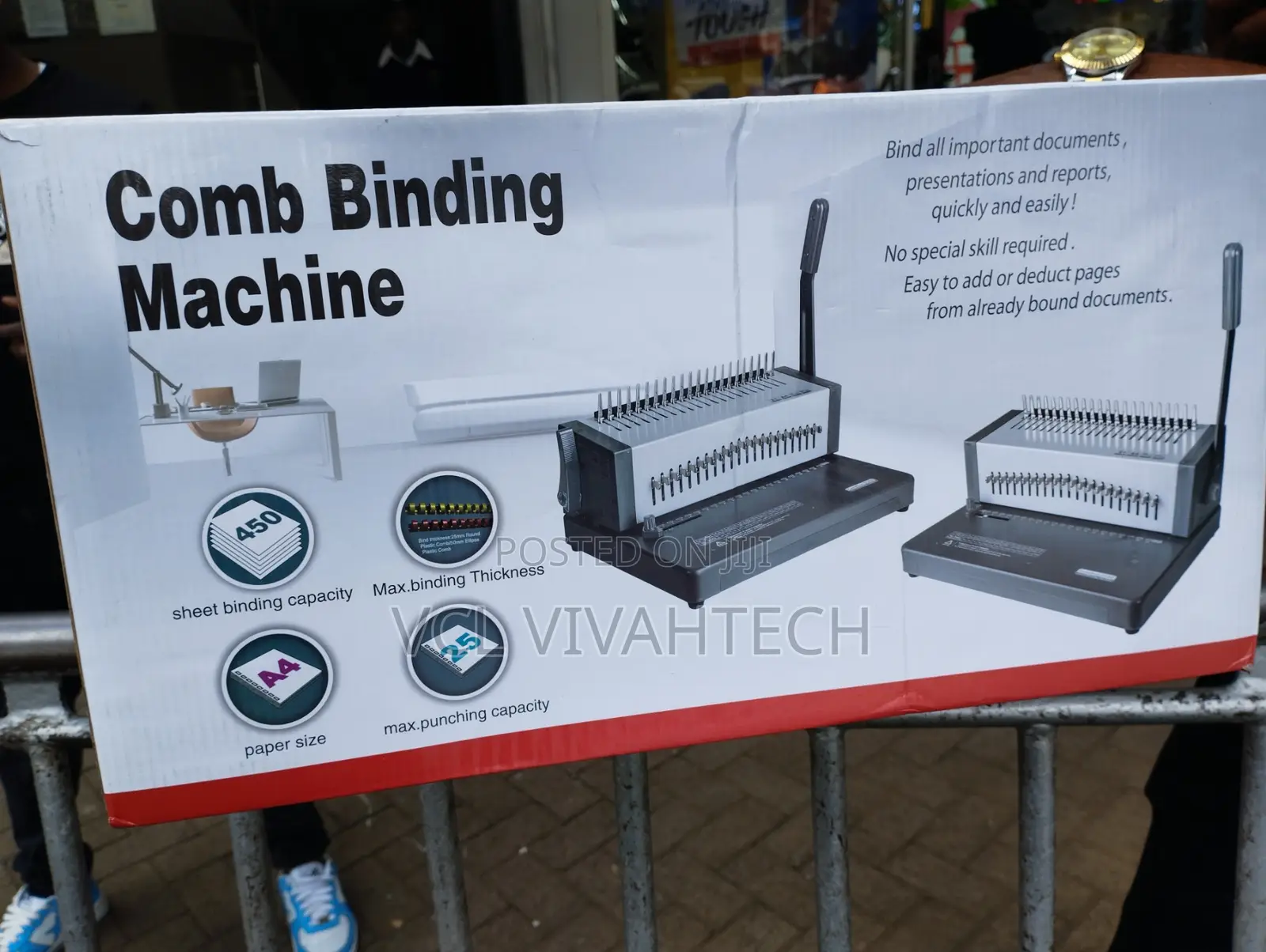 Binding Machine for 450 (Sheets Binding Capacity)