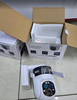 4g Solar 6mp Ai Solar Dual View Mini Camera With 15x Zoom