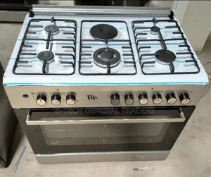 Bj's 5gas+1hotplate +1wok 60*90 Standing Cooker