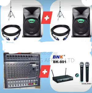 8ch Max Powered Mixer Full Sound System