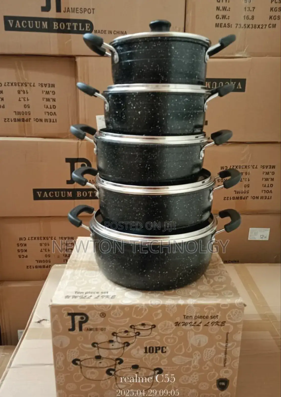 10 Pieces Jp Non Stick Cookware Set