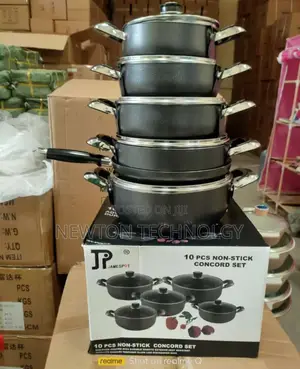 Heavy Duty Jp Non Stick 10pcs Cookware Set