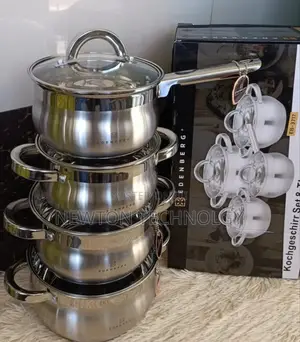 8 Pieces Edenberg Eb-3717 Stainless Steel Cookware Set