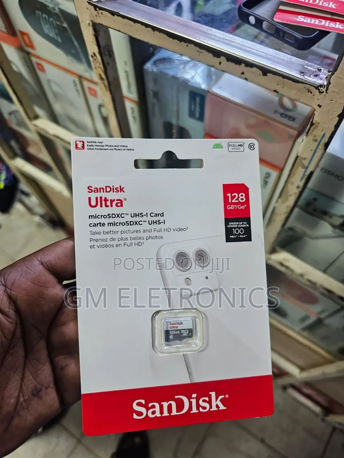 128gb Sandisk Micro Sd 100mb/S-New Version.