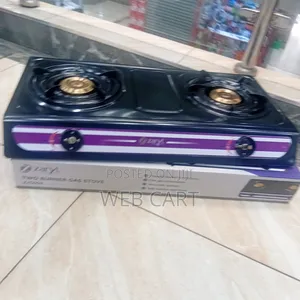 Zaryt 2-Burner Gas Cooker – Stainless Top