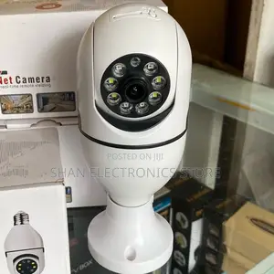 Panoramic Ip Camera Wifi CCTV 360 Degree PTZ Light Bulb Cam