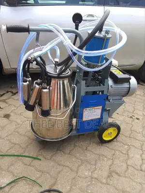 Stainless Steel Single Bucket Milking Machine