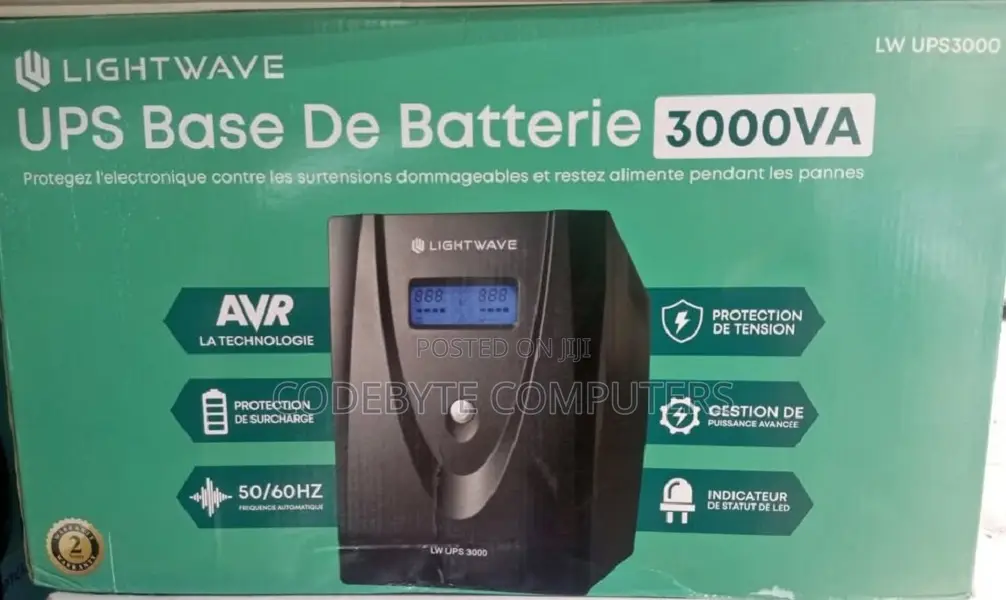 Lightwave (3kva) Ups Battery Backup!! Ups Lightwave