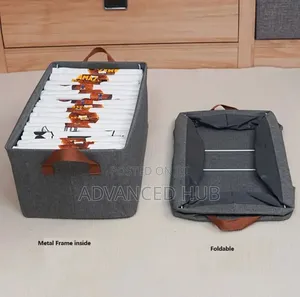Foldable Closet Organizer With Steel Frames