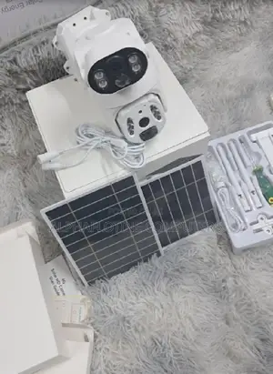 6mp Dual Lens 4g Solar Powered Wireless PTZ Camera
