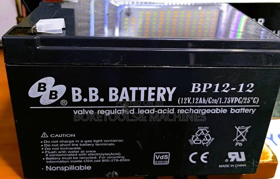 Bb Battery 12v 12ah