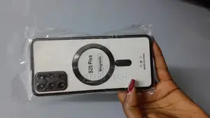 Lemaxelers Black Plated Galaxy S20 Plus Magsafe Clear Case