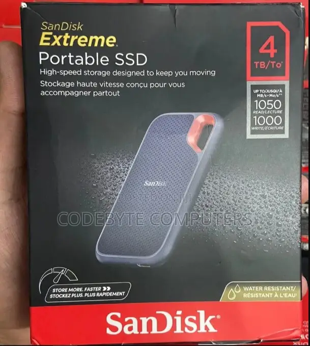 Sandisk External 4tb SSD E61 Extreme Portable SSD 4tb