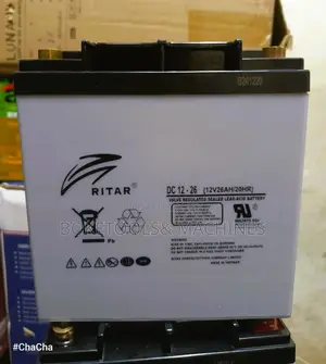 Ritar Dc 12v 26ah Rechargeable Backup Battery