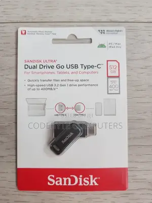 Sandisk 512gb Ultra Dual Drive Go Usb Type-c 512gb