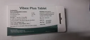 Vibex Plus Tablet 2 Tab Pack Endparasite And Ectoparasites