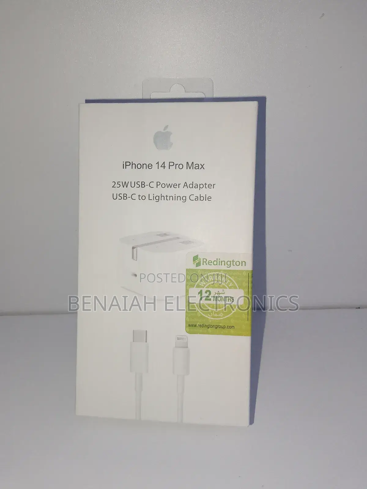 iPhone 14 Pro Max Charger 25watts Fast, (Usb Lighting Cable)
