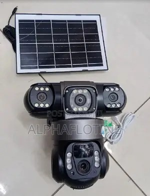 V380 New Solar Powered 3 Lens and 3 Screen