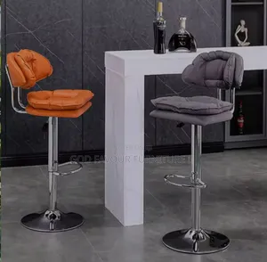 Beautiful Generic Taburete Bar Stool With Metal Base Gf4d