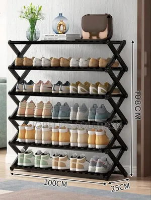Thicken 6 Tier Bamboo Shoe Rack