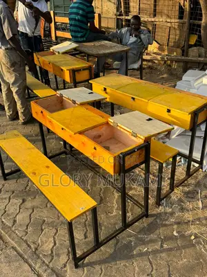 School Desk 3seater