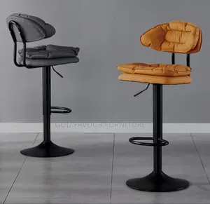 Vintage Padded Counter Taburete Bar Stool Vh6yt