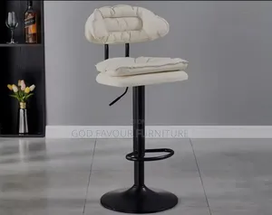 White Adjustable Height Counter Bar Stool Aw7jk