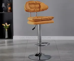 Modern Comfy Padded Counter Bar Stool With Metal Base Gr4n