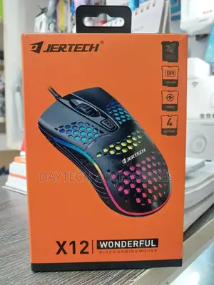 Jertech X12 Wonderful Wired Gaming Mouse (Colour Black)