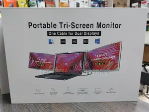 14 Inch Portable Triple Monitor for Laptop Screen Extender